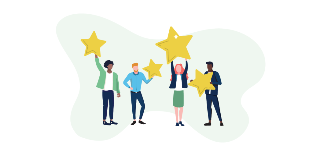 Candidates receiving a positive experience