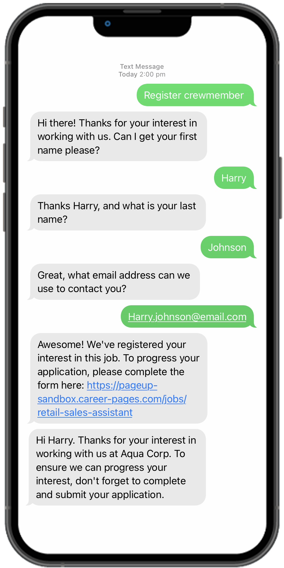 Text Engage | SMS Recruitment & Text-to-Apply Software - PageUp